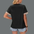thumbnail image 2 of Scyoekwg Womens Tunic Tops Short Sleeve Women's Shirts Casual Comfy Clothes Shirt Ladies Blouses Dressy Casual Short Sleeve Tops Loose Womens Summer Fashion, 2 of 4