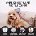 thumbnail image 3 of Tauro Pro Line Wooden Slicker Brush for Dogs & Cats, Deshedding & Detangling Tool for Medium to Long Coats, Flexible Cushion, Medium (M), Purple, 3 of 9