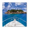 thumbnail image 1 of Sailboat Bandana, Boat Exotic Journey Tropic, Unisex Head and Neck Tie, by Ambesonne, 1 of 2