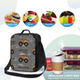 thumbnail image 4 of Bingfone Construction Machines Reusable Insulated Lunch Bag Cooler For Work School Picnic Or Travel, 4 of 7