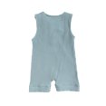 thumbnail image 3 of xiaxaixu Infant's Romper, Newborn's Sleeveless Shoulder Button Ribbed Jumpsuit, 3 of 6