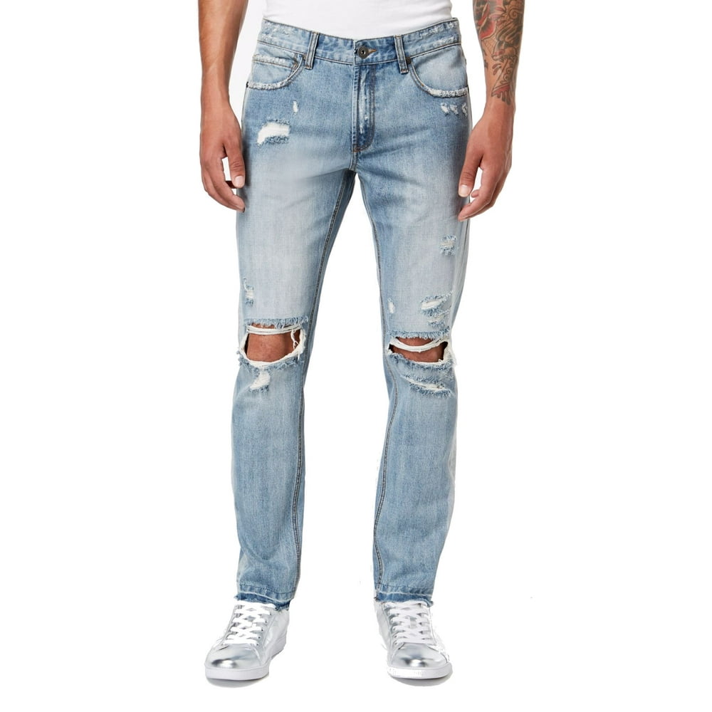 INC Jeans - Mens 38x30 Slim Skinny Destructed Stockholm Jeans 38 ...