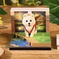 thumbnail image 5 of DAMAI 3D Calendar 2026, Desk Time Piece Calendar 2026,Tear-Away 3D Paper Art Notepad w LED Lights,Creative 3D Memo Artsy Pad Calendars, DIY Paper Carving Gift (Backpack Cute Dog), 5 of 9