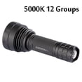 thumbnail image 1 of Temperature Control Zoomable Waterproof Flashlight SST40 LED 2000LM 4 Modes Adjustable Reverse Switch Flashlight ,Powerful Illumination, 1 of 7