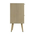 thumbnail image 4 of Keli 28 Inch Accent Cabinet, 1 Drawer, Pine, Woven Rattan Design, Natural, Saltoro Sherpi, 4 of 5
