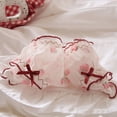 thumbnail image 4 of Lightweight Sweet Strawberry Patterned Sheer Mesh Briefs for Women Japanese Styles Ruffled Underwear Panties Hipsters, 4 of 9