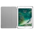 thumbnail image 2 of Funda de cuero con tapa horizontal y textura Custer para iPad 9.7 (2018) y iPad 9.7 (2017), con tres pliegues y función de suspensión/activación (negra), 2 of 5