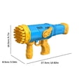thumbnail image 4 of Pistola de burbujas automática de 32 agujeros, accesorios de juguetes para verano al aire libre (azul) DQrwqpou Libre de BPA, 4 of 4