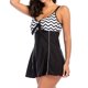 thumbnail image 4 of Soidarity Traje de baño de playa con estampado de piezas para mujer Traje de baño negro S Soidarity OD001296-01, 4 of 6