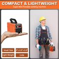 thumbnail image 6 of WarmHaven Mini Stick Welder Machine,110V 250A ARC Portable MMA Welding Machine for Beginners,Welding Machine with 10pcs Welding Rod Tools,IGBT Inverter Welder,Hot Start Arc Force Anti-stick (Orange), 6 of 6