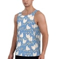 thumbnail image 2 of Haiem Funny Chicken Men Workout Tank Top Gym Bodybuilding Sleeveless Muscle T Shirts Athletic Tank Breathable Workout Shirt-3X-Large, 2 of 9