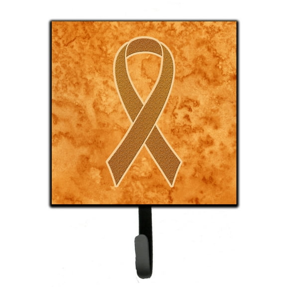 Orange Ribbon for Leukemia Awareness Leash or Key Holder