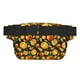 thumbnail image 3 of Fotbe Tangerine Cangurera Cuadrada con Estampado de Doble Capa, Bolsa de Cintura Ajustable Mini para Hombres y Mujeres, 3 of 9