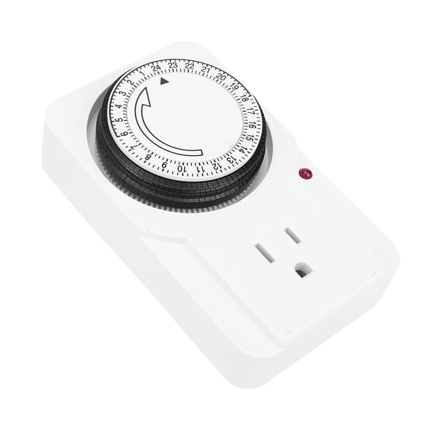 24 Temporizador Mecánico De 24 Horas Intervalos De 15 Minutos Temporizador De Salida Mecánico Programable Para Dispensador De Agua Calentador De Agua Aire Acondicionado Olla