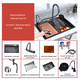 thumbnail image 3 of Fregadero de Cocina de Acero Inoxidable Okaeri con Accesorios, 3 of 4