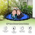 thumbnail image 5 of Gymax 40'' Flying Saucer Round Tree Swing Kids Play Set w/ Adjustable Ropes Outdoor Blue, 5 of 10