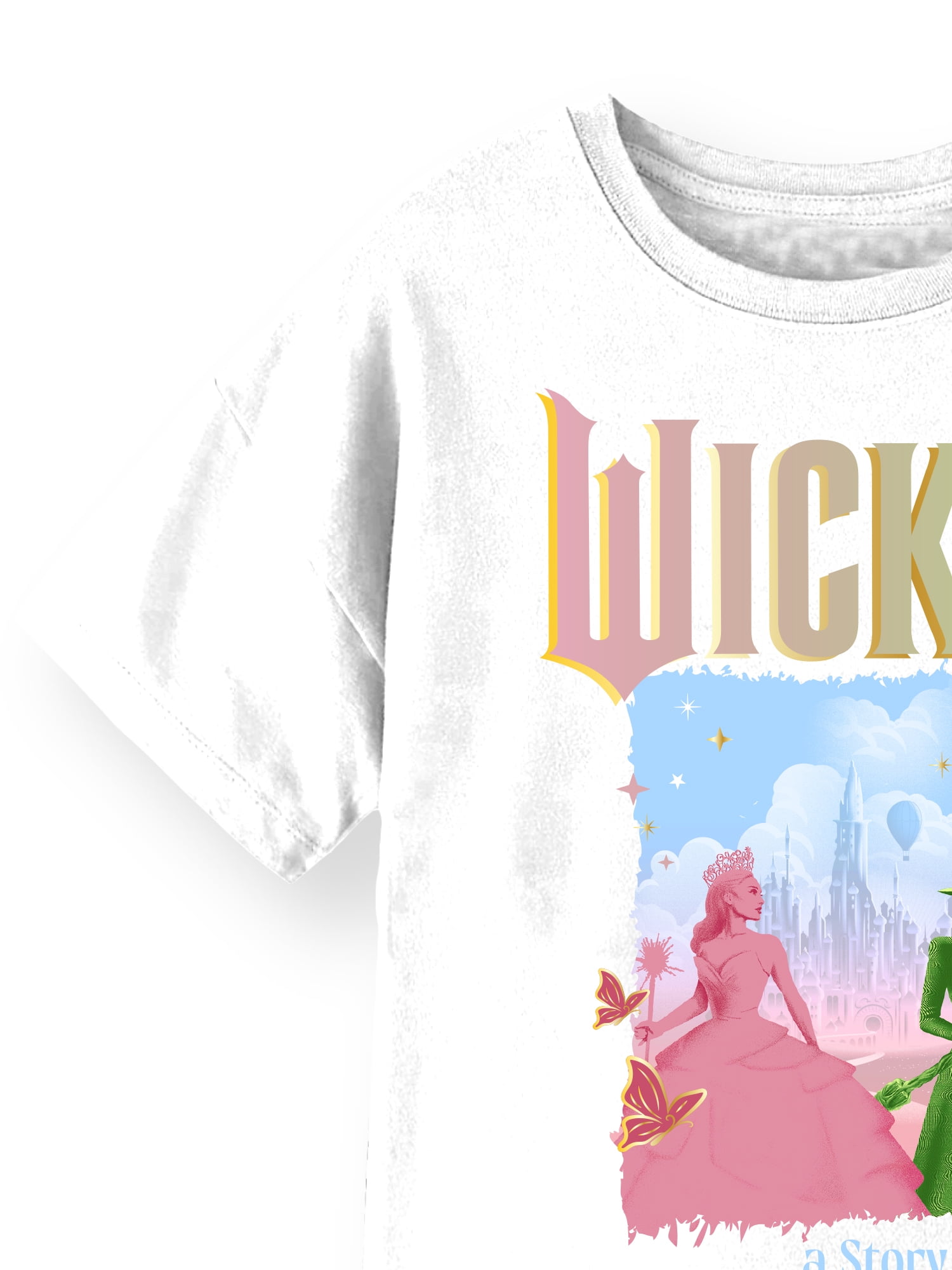 Wicked Story Girls Short Sleeve Graphic T-Shirt, Sizes 4-16
