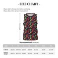 thumbnail image 4 of Xecao Red Chili print basketball shirt for both men and women, a unisex basketball jersey perfect for theme parties-Small, 4 of 6