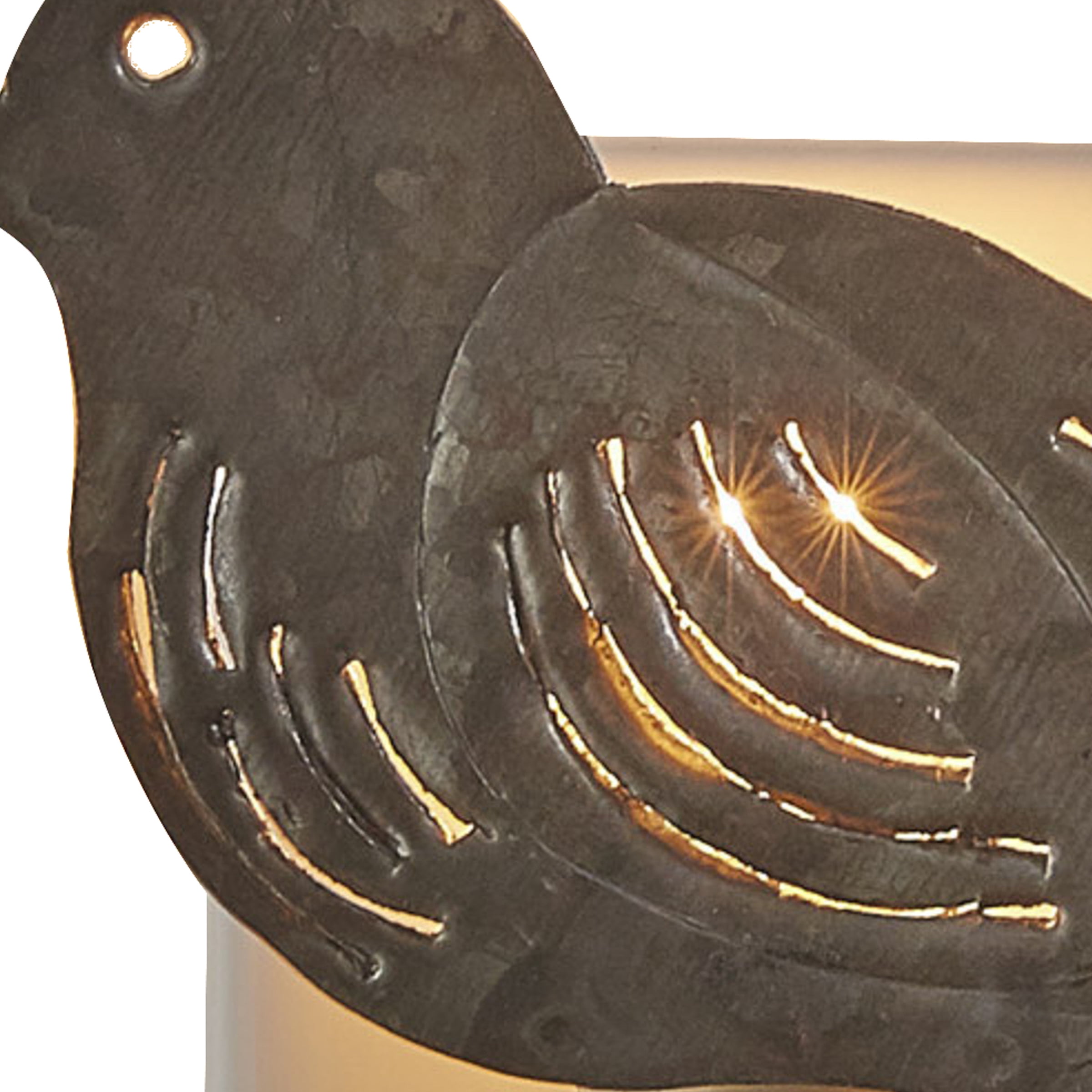 Park Designs Galvanized Bird Night Light
