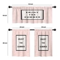 thumbnail image 4 of LALILO Kitchen Curtains and Valances Set of 3 36" Summer Window Treatment Tiers for Window Decor, 4 of 5