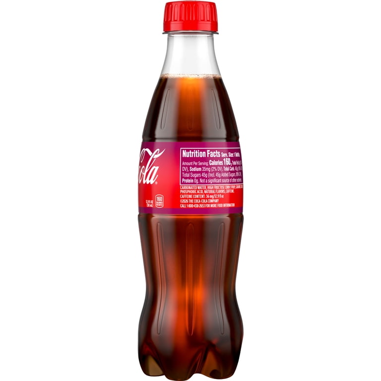 Coca-Cola Cherry Soda Pop Bottle, 12.9 fl oz - Walmart.com