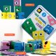 thumbnail image 4 of Bloques de construcción de cubos de Rubik que cambian de cara para niños Entrenamiento del pensamiento lógico Bloques de construcción de partículas grandes Educación temprana Charla, 4 of 5