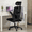 Black, variant on Delmango Office Chair, Ergonomic Desk Chair with Flip-up Arms, Coat Hook, Adjustable Headrest and Lumber Support, Mesh Computer Chair, 330 LBS, Black