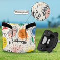 thumbnail image 6 of Haosy Hand Drawn Sun Golf Mallet Putter Cover Strong Magnetic Leather Golf Club Headcover Closure, 6 of 7