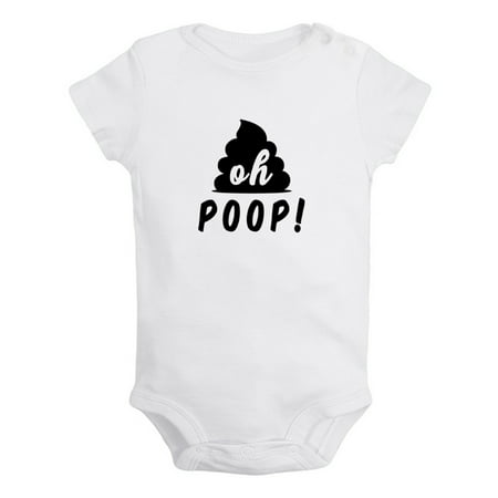 

Oh Poop! Funny Rompers For Babies Newborn Baby Unisex Bodysuits Infant Jumpsuits Toddler 0-24 Months Kids One-Piece Oufits