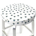 thumbnail image 3 of Daiia Turtle Stool Covers Round,Round Bar Stool Covers Waterproof Bar Chair Covers Washable Stool Cushion Slipcover for 12-14 Inch Chair-13 inch, 3 of 7