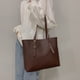 thumbnail image 5 of Bolsa de hombro de gran capacidad para mujer, de mano de dos piezas para uso diario de cuero para mujer Tmvgtek Para Estrenar, 5 of 8