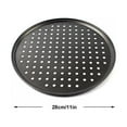 thumbnail image 2 of 2PCS Pizza Pan for Oven, 11 inch Nonstick Pizza Pans, Carbon Steel Pizza Pan with Holes, Pizza Baking Pan for Oven Baking Supplies, for Home Baking Kitchen Oven Restaurant, 2 of 5