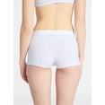 thumbnail image 4 of No Boundaries Women's Cotton Jersey Boyshort Panties, Sizes XS-XXXL, 4 of 4
