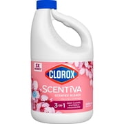 (6 pack) Clorox Scentiva Scented Bleach, Cherry Blossom & Peach, 81 fl oz