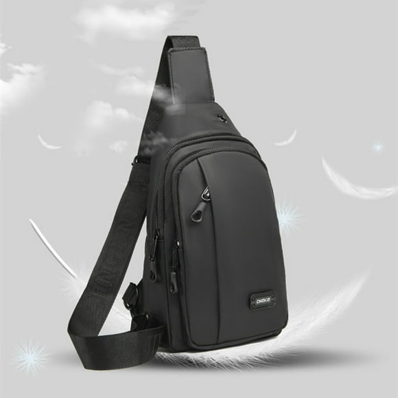 Bolso Bandolera De Poliéster Bolso bandolera impermeable para hombre, 30x17x5cm, mochila ligera Rkxzt