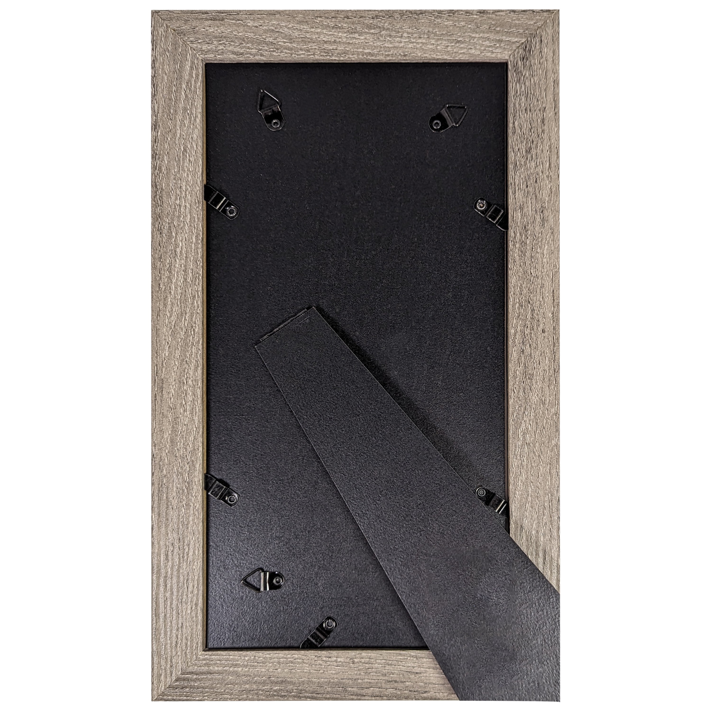 Mainstays 4x6 3-Opening Beveled Gallery Collage Picture Frame, Rustic Gray