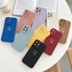 thumbnail image 4 of Funda de teléfono Ottwn de silicona de Color caramelo para iPhone 14 Pro Max 11 12 13 Pro X XR XS Max 7 8 Plus, funda suave con marco de corazón de amor bonito, 4 of 4