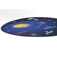 thumbnail image 2 of Momeni Playground Space Blue Kid Rug 4' X 4'4", 2 of 5