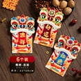 thumbnail image 2 of Maoww 6pcs Red Envelopes Spring Festival Chinese New Year Packet Money Greetings Paper Cute Pouch Envelope Packing Cartoon Lucky NO2, 2 of 9