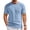 #01Blue, variant on Men's T-Shirts Short Sleeve Knit Shirts Casual Crewneck Ribbed Dress Tee Shirt Brown XL