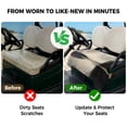 thumbnail image 4 of Golf Cart Seat Covers for 2 Seater,Black Beige Lake Soft Microfiber Cart Seat Towel Blanket,Abstract Aesthetics Mysterious Absorbent Breathable Non Slip Bench Seats Protector for Golf Course 51"x31", 4 of 9