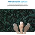 thumbnail image 2 of Green Topographic Gaming Mouse Pad - Large Rubber Keyboard Mat, Non-Slip Extended Desk Pad, Perfect for Work, Game, Office, Home, 2 of 6