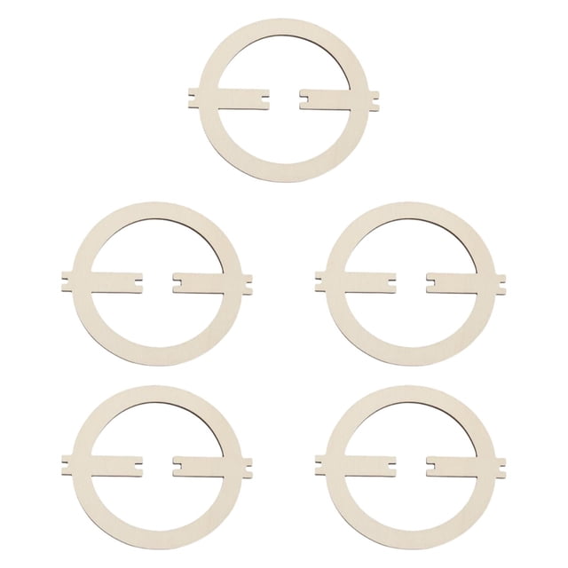 Abbracc 5 Pieces Candle Wick Stabilizer Wooden Wick Centering Tool for Candle Making D