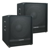 Sound Town METIS-18PWG-PAIR 18" Powered Subwoofers (Pair), Class-D Amplifier