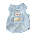thumbnail image 2 of Lightweight Mesh Dog Tank Top with Leash Ring, Breathable Summer Pet Clothes for Small Breeds, Stretchy Sleeveless Puppy Vest, Cute Bear Print Pet Outfit for Daily Walks & Outdoor, 2 of 6