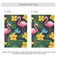 thumbnail image 4 of Yayeee Garden Flag 12" x 18" Double Sided Outdoor Yard Lawn Holiday Decorations, Flamingo Floral Pattern, 4 of 6