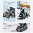 thumbnail image 3 of Station de Recharge Rapide Sans Fil 15 W pour iPhone, Chargeur Intelligent Réveil, Alimentation Simultanée pour Téléphone Intelligent, Montre Intelligente et Écouteurs, Esthétique Automobile, 3 of 8