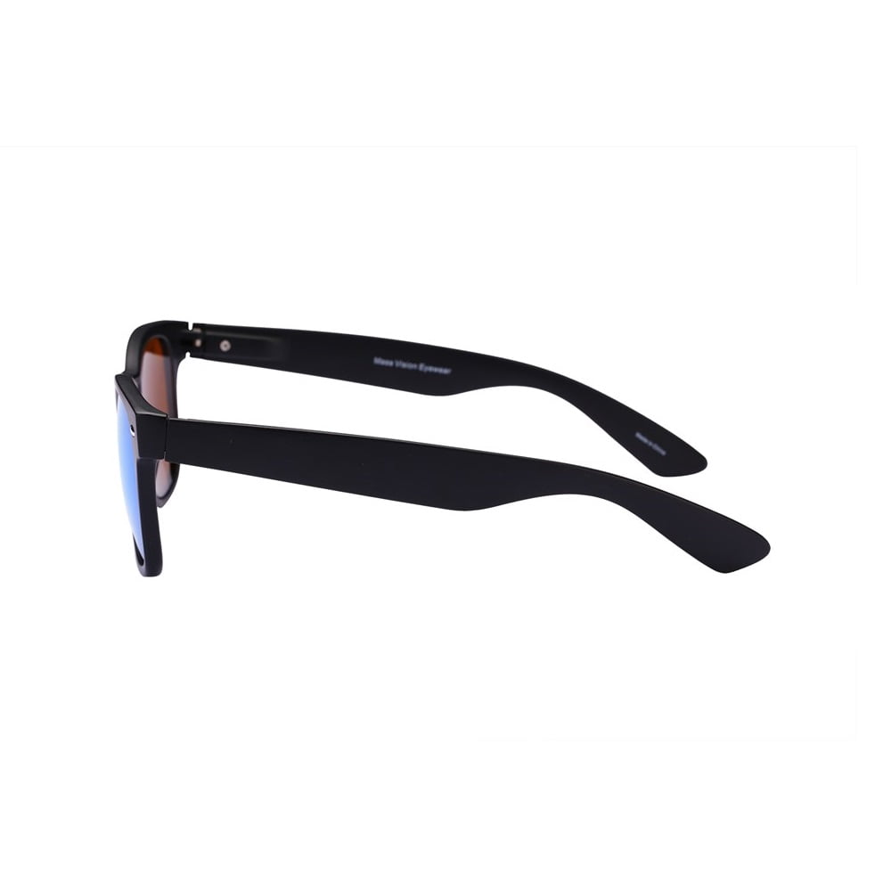 "Lovin Rays" Classic Polarized Nearly Invisible Line Bifocal Sunglasses - Blue - 1.00