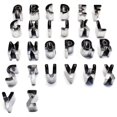 thumbnail image 3 of Mini Letter Cookie Cutters Stainless Steel Alphabet Cookie Cutter Set Baking Mold Tools for Cookies Cake, 3 of 6