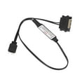thumbnail image 4 of Tira de luces LED RGB de 5V 24G 17 teclas Control remoto para carcasa (3 pines a SATA) PC JShteea  El nuevo, 4 of 7
